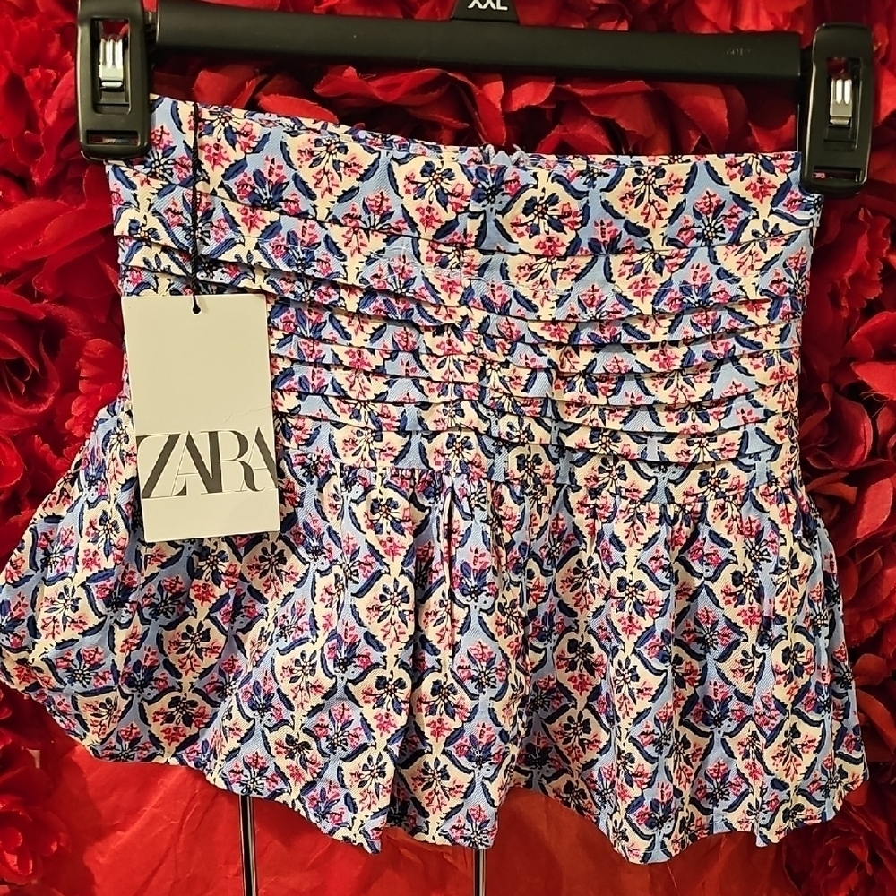 Zara Floral Patterned Skirt